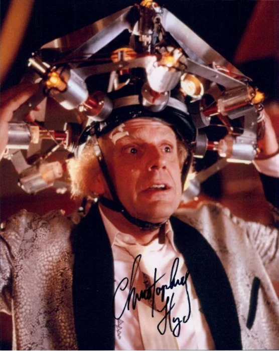 Christopher Lloyd autograph
