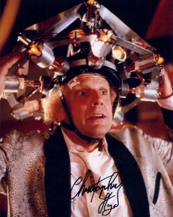 Christopher Lloyd autograph