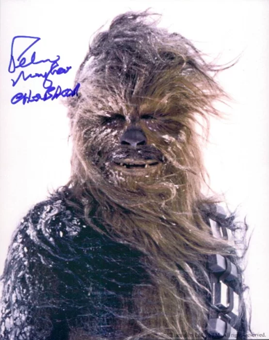 Peter Mayhew autograph