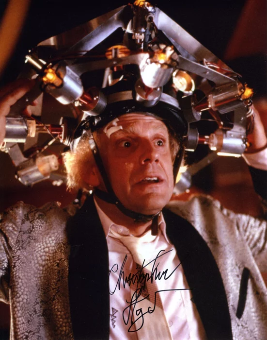 Christopher Lloyd autograph