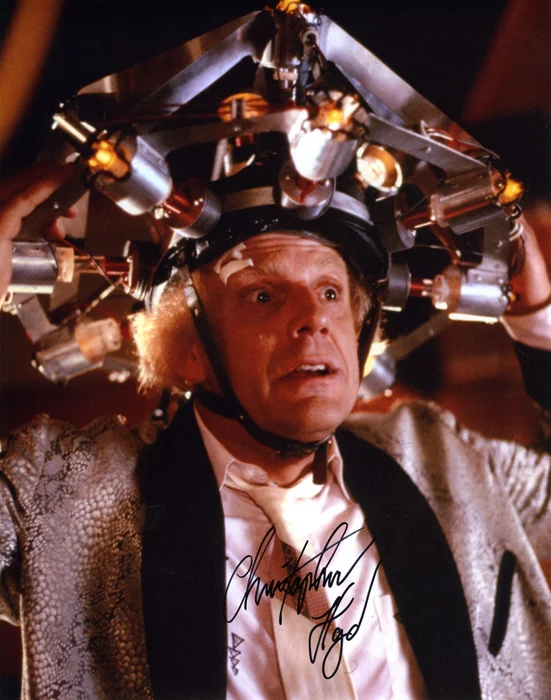 Christopher Lloyd autograph