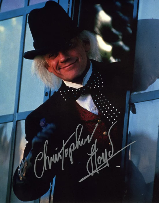 Christopher Lloyd autograph