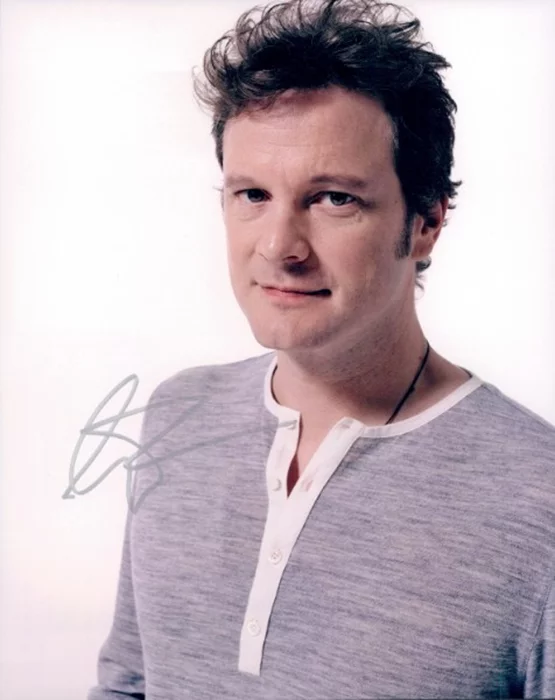 Colin Firth autograph