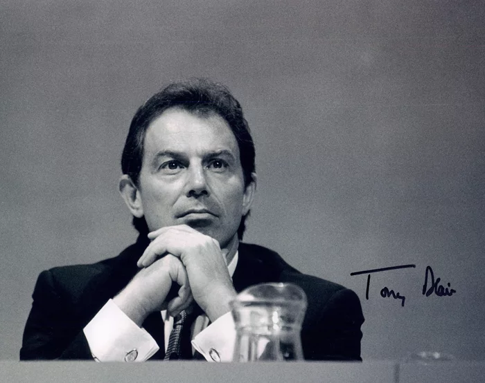 Tony Blair autograph