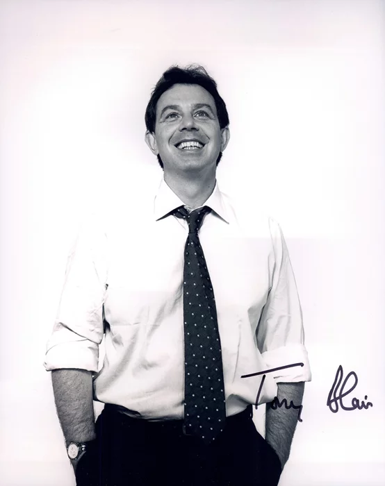 Tony Blair autograph