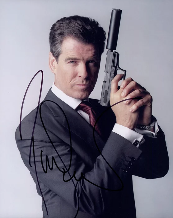 Pierce Brosnan autograph