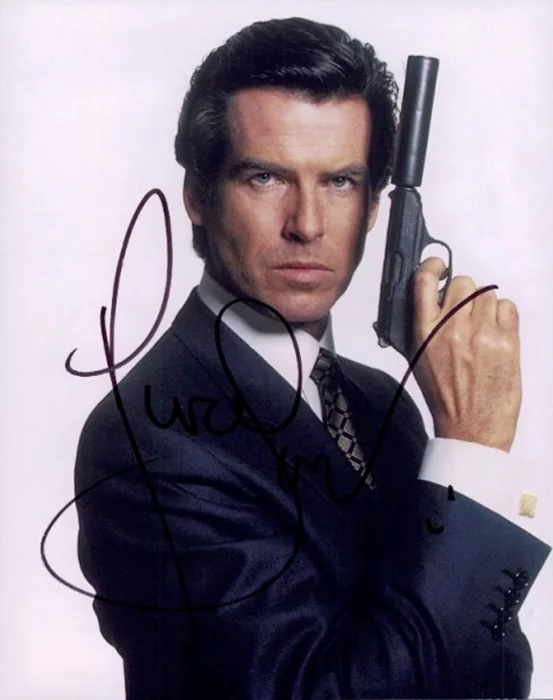 Pierce Brosnan autograph