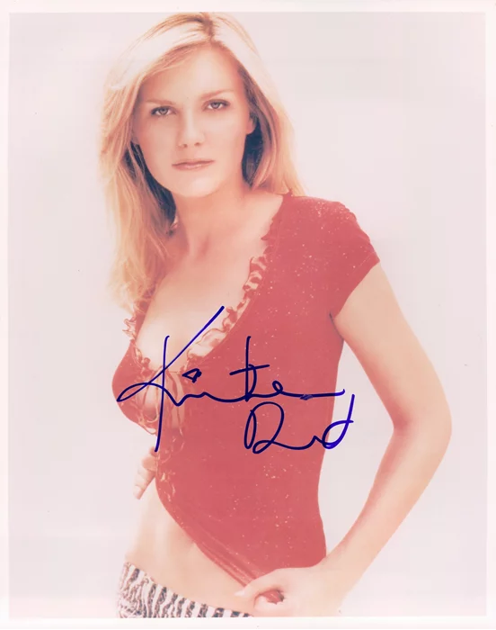 Kirsten Dunst autograph
