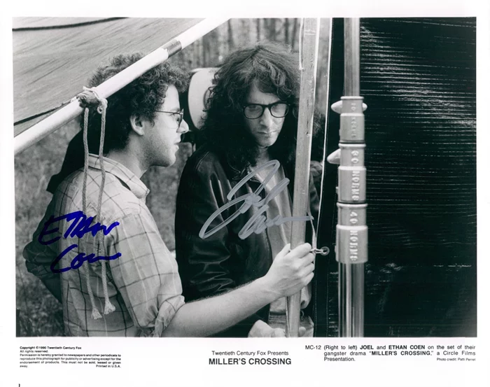 Joel and Ethan Coen autograph