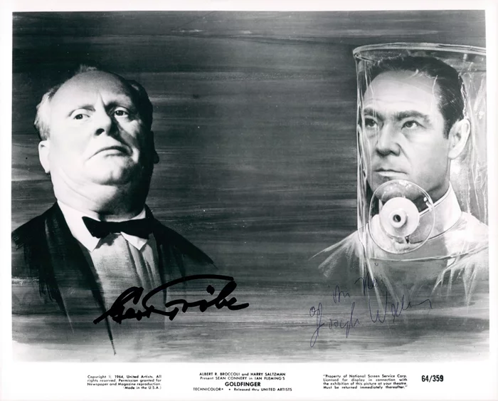 Goldfinger autograph