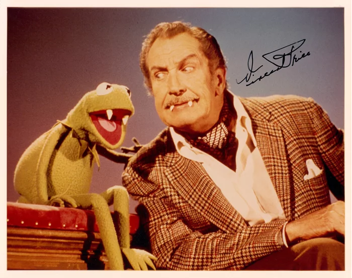 Vincent Price autograph