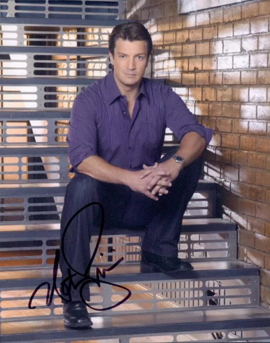 Nathan Fillion autograph