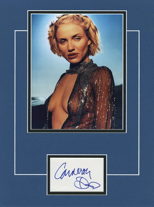 Cameron Diaz autograph