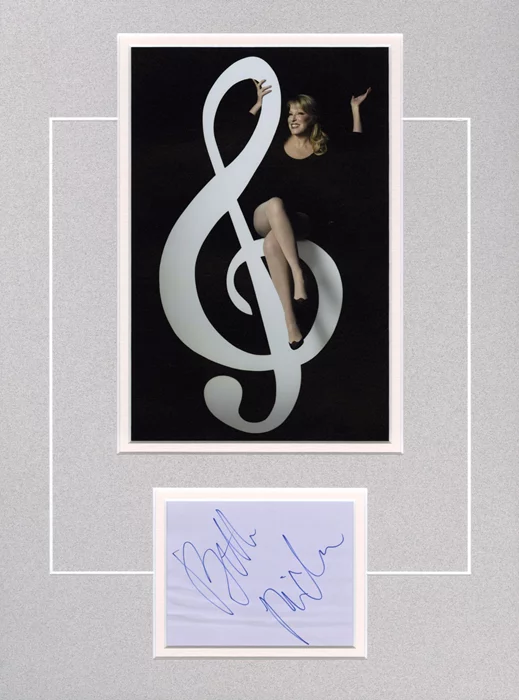 Bette Midler autograph