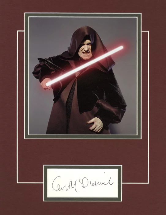 Ian McDiarmid autograph