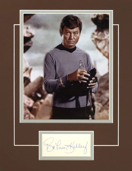 Deforest Kelley autograph