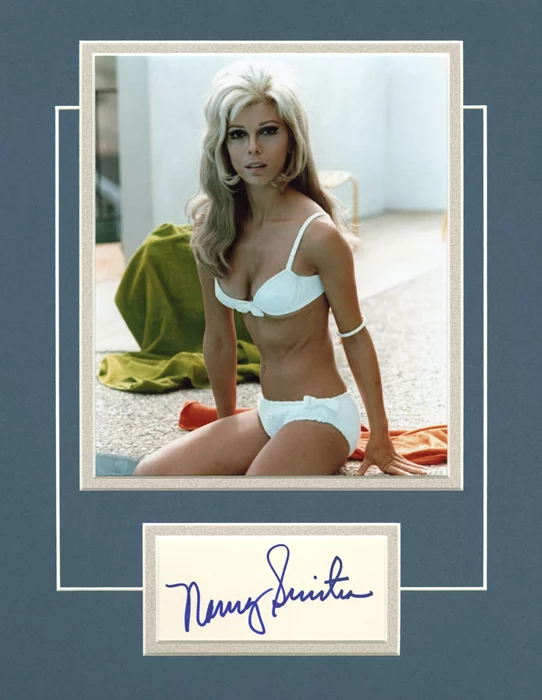 Nancy Sinatra autograph