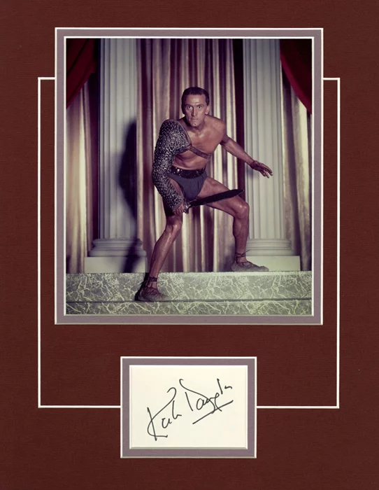Kirk Douglas autograph