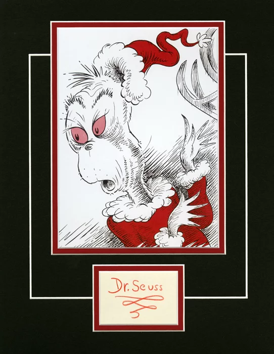 Dr. Seuss autograph