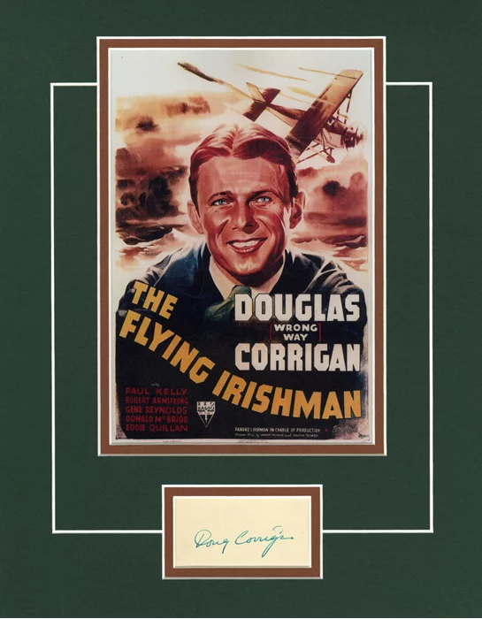 Douglas Corrigan autograph