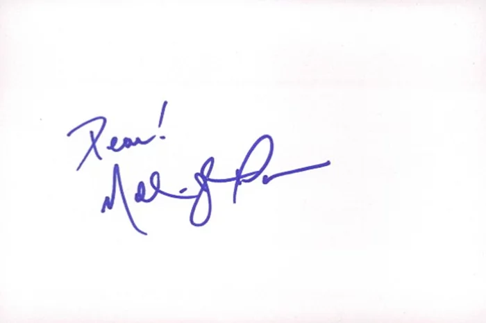 Malcolm-Jamal Warner autograph