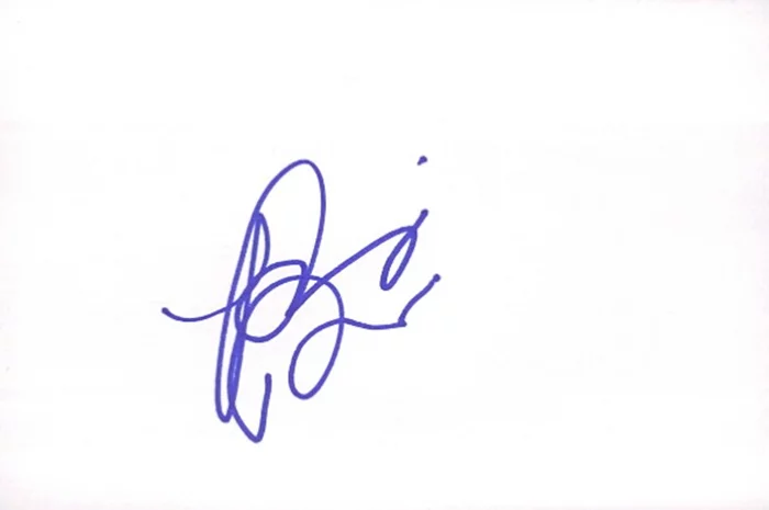 Bristol Palin autograph