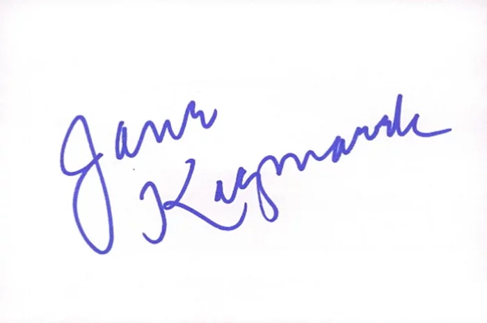 Jane Kaczmarek autograph
