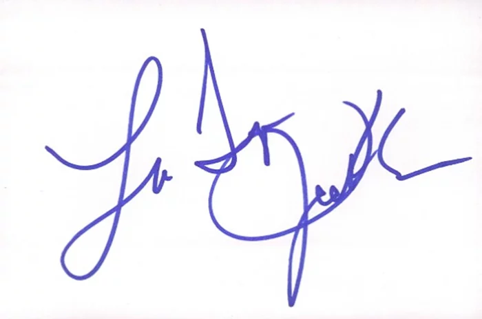 LaToya Jackson autograph