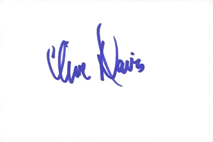 Clive Davis autograph