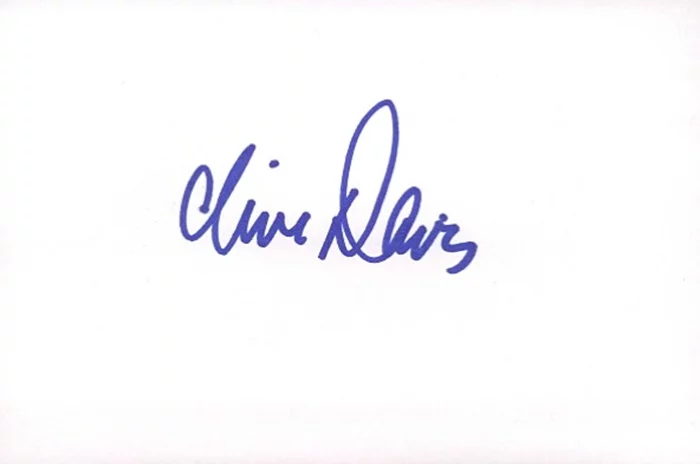 Clive Davis autograph