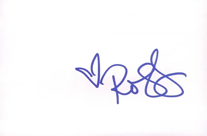 Rosa Blasi autograph