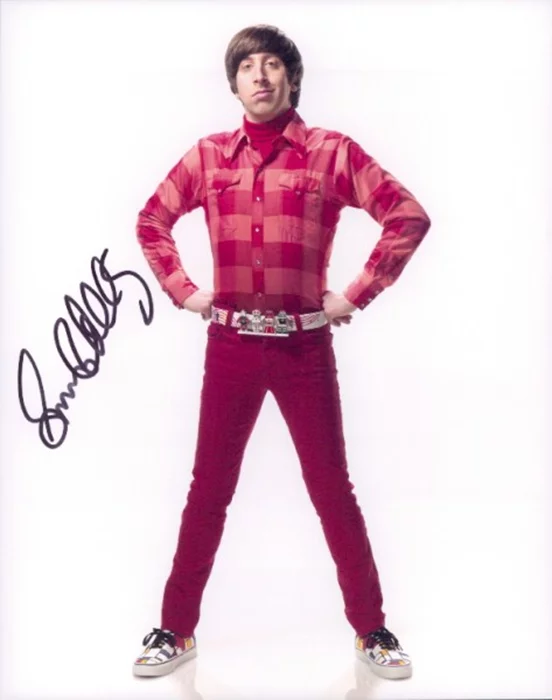 Simon Helberg autograph