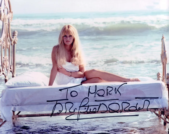 Brigitte Bardot autograph