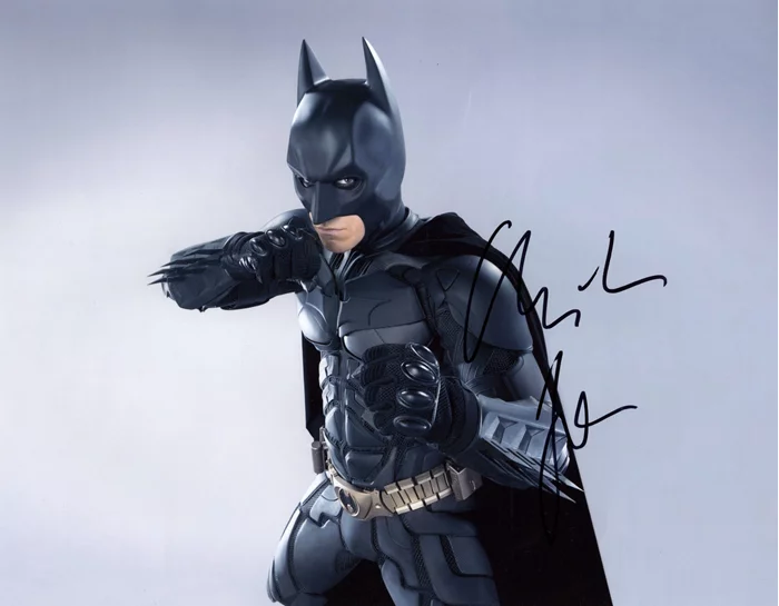 Christian Bale autograph