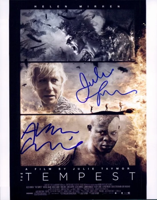 The Tempest autograph