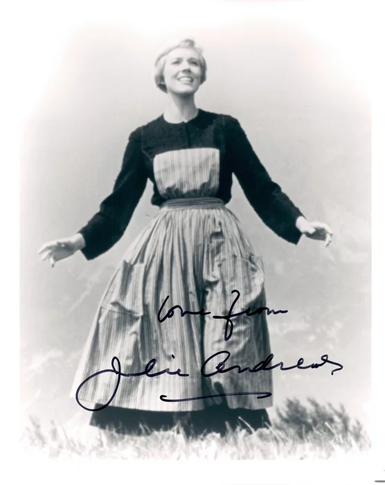 Julie Andrews autograph