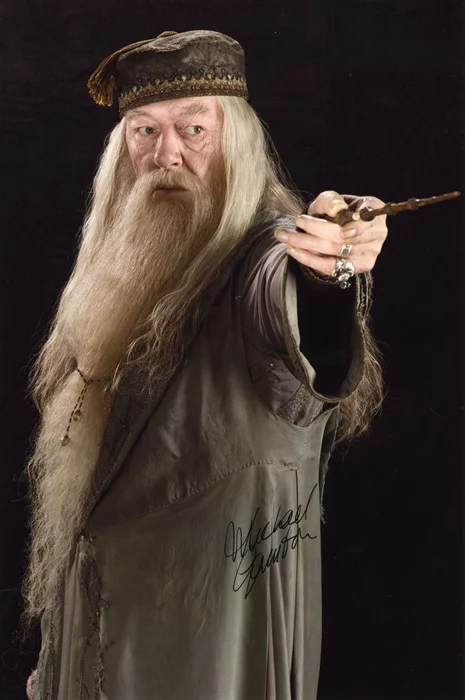 Michael Gambon autograph