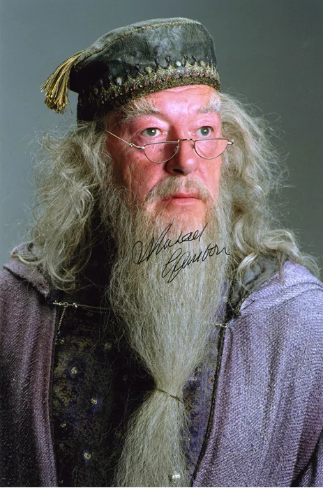 Michael Gambon autograph