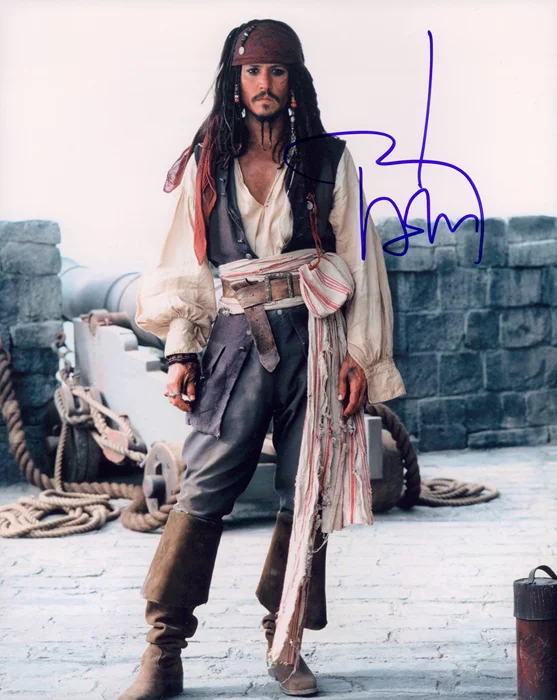 Johnny Depp autograph