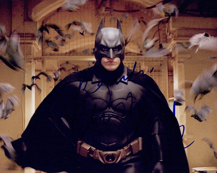Christian Bale autograph
