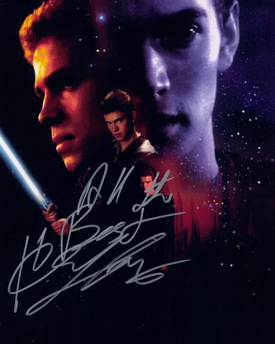 Hayden Christensen autograph