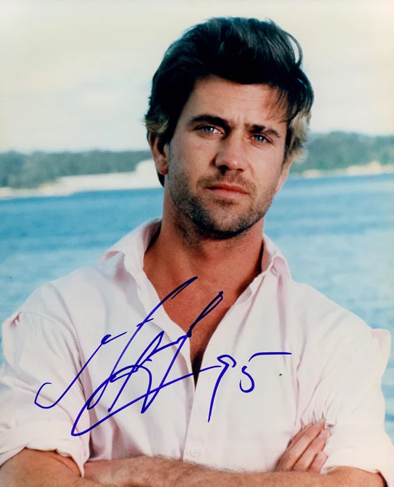 Mel Gibson autograph