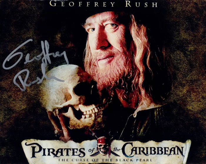Geoffrey Rush autograph