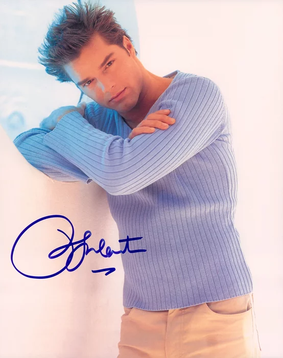 Ricky Martin autograph