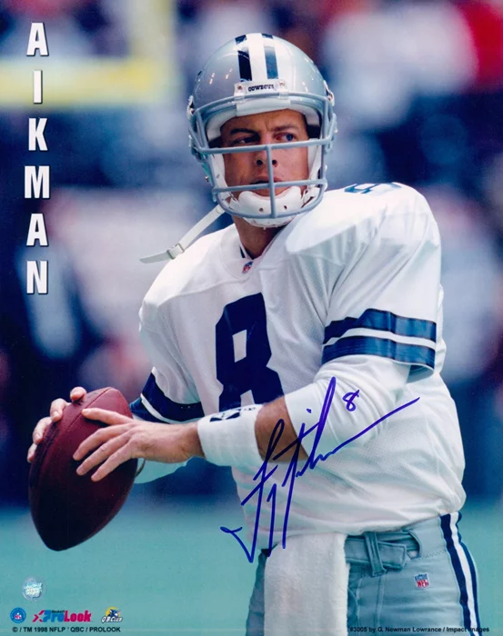 Troy Aikman autograph