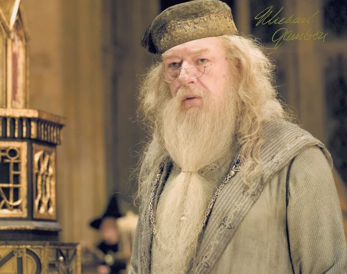 Michael Gambon autograph