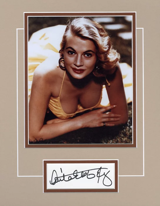 Anita Ekberg autograph