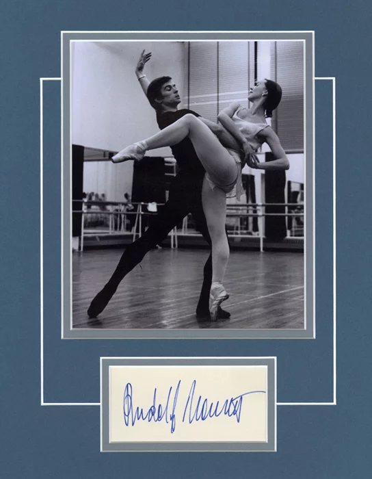 Rudolf Nureyev autograph