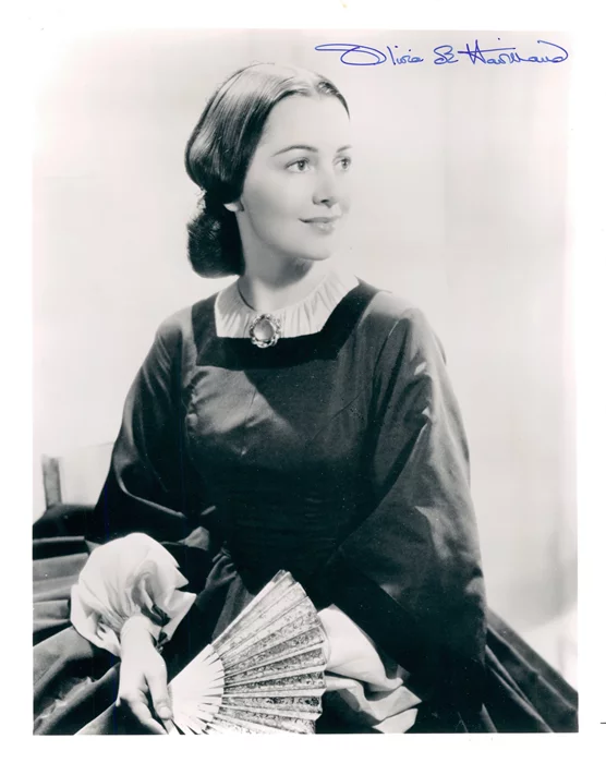 Olivia DeHavilland autograph
