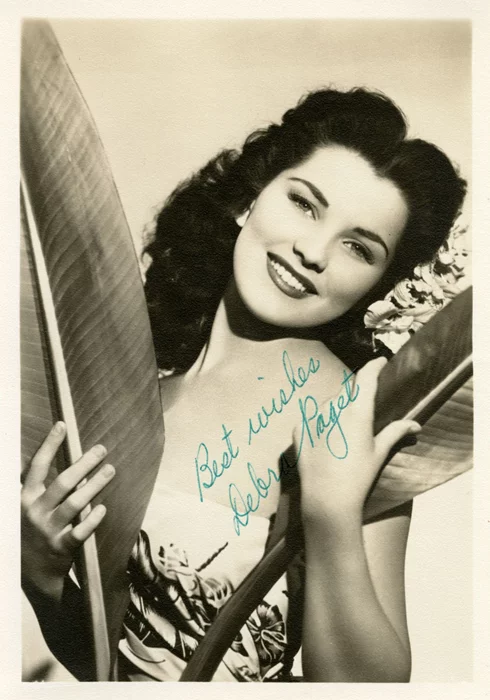 Debra Paget autograph